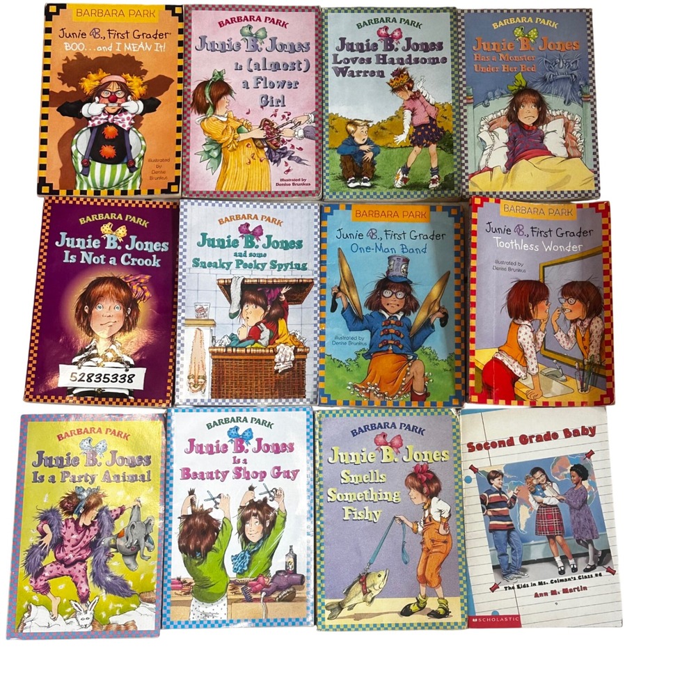 Junie B Jones Book Lot 11 Barbara Park Paperbacks Plus Second Grade Baby Book